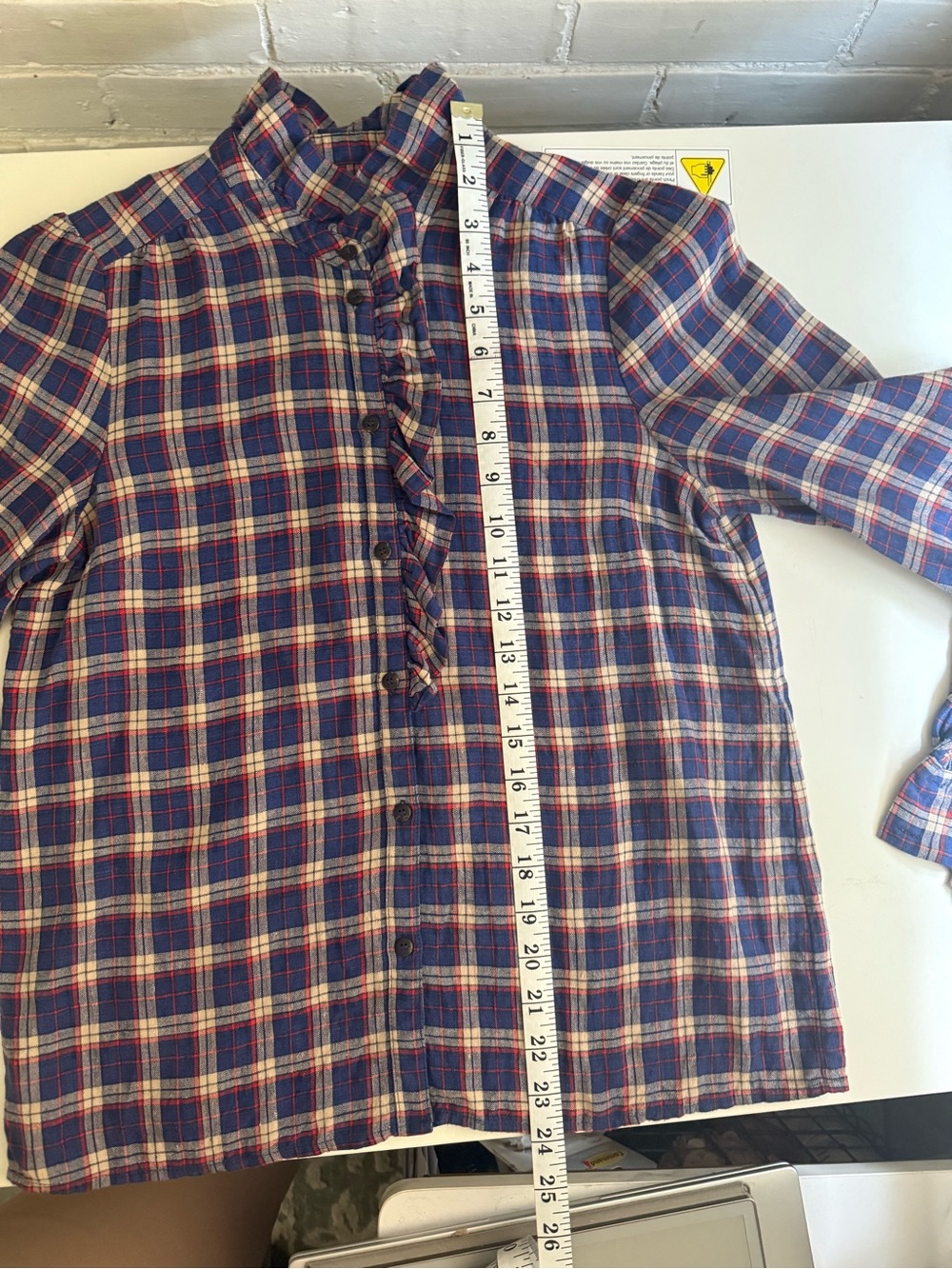 Sezane Chlo Linen Shirt Sz36/4 ***needs to be dry cleaned*** - Picture 5 of 12